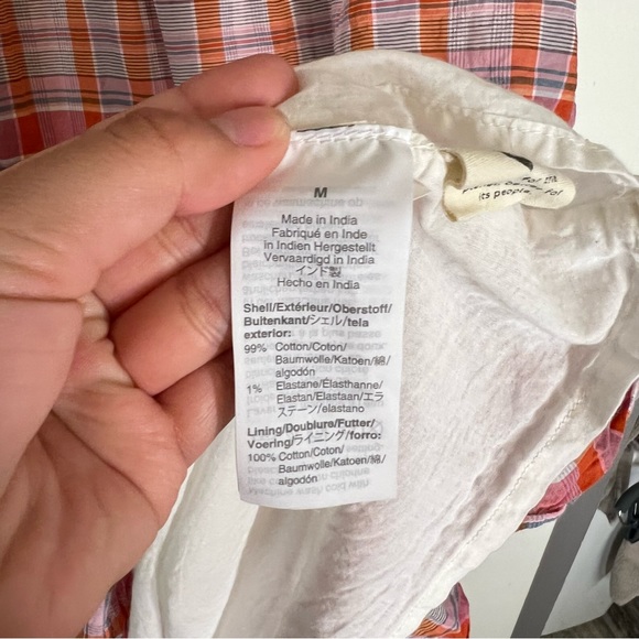 Madewell plaid lagon look size medium - Picture 7 of 7